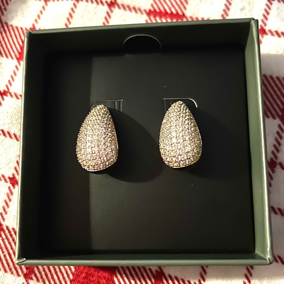 Jewels by Sunaina NARINA 2” Studs Earrings Gold - Picture 2 of 6